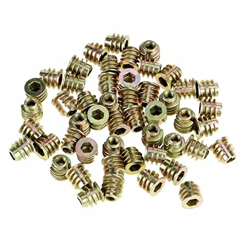 Garosa écrous à visser M4 × 8 mm, lot de 50 en alliage de zinc