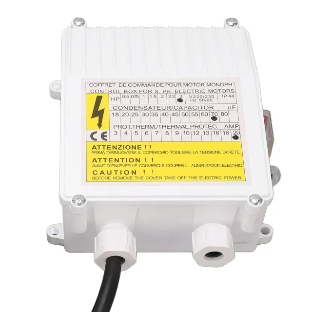 Garosa contrôleur pompe 2,2kW 70µF 20A 220V