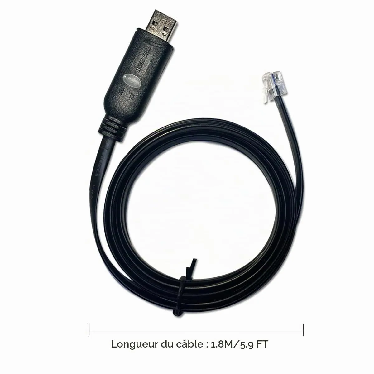 PLC Tech RS232 SH-RJ12C câble USB vers RJ12 6P4C 1,8 m