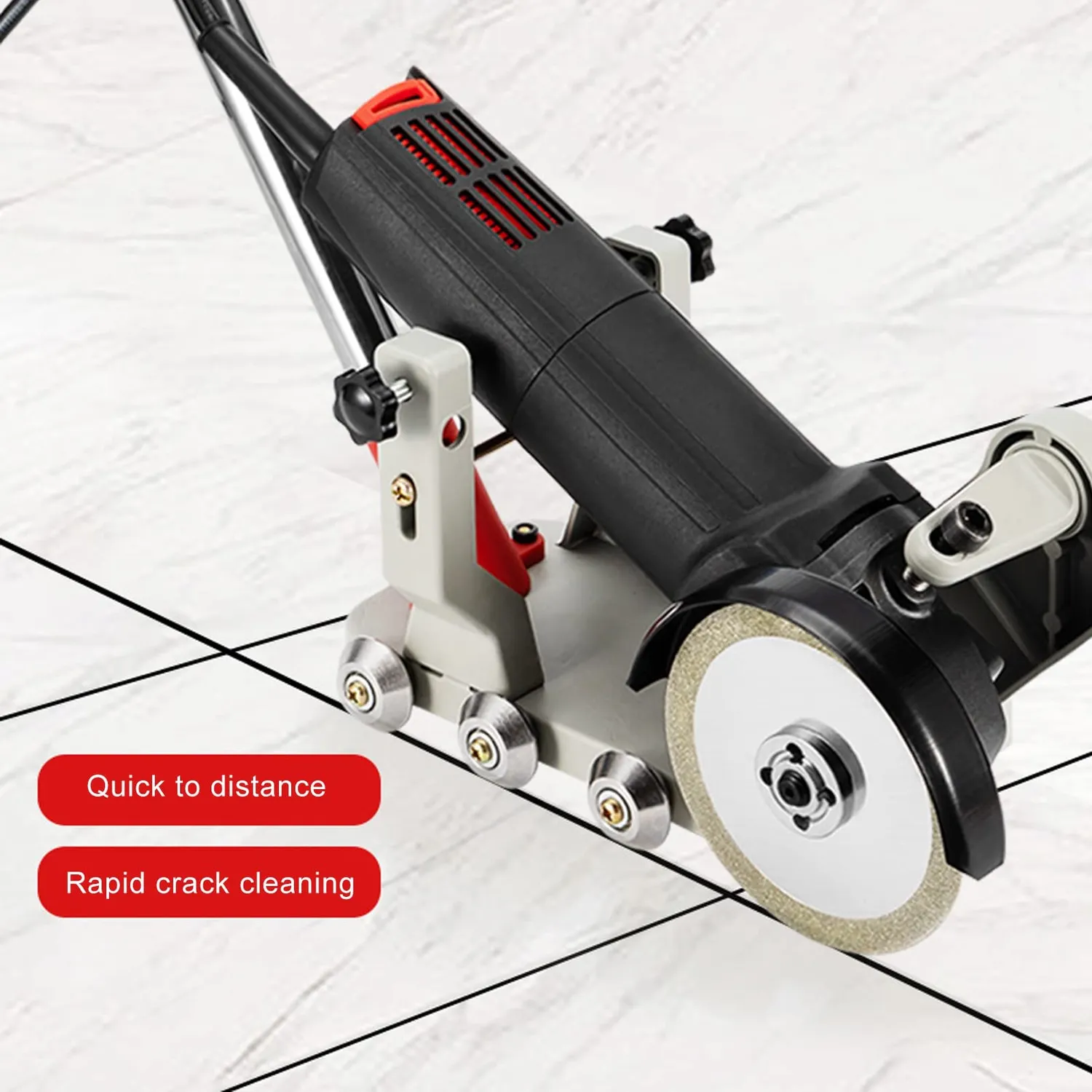 Garosa Support Nettoyage Joints Meuleuse 100 Alu Argent