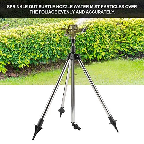 Garosa Arroseur rotatif sur trépied réglable 360°