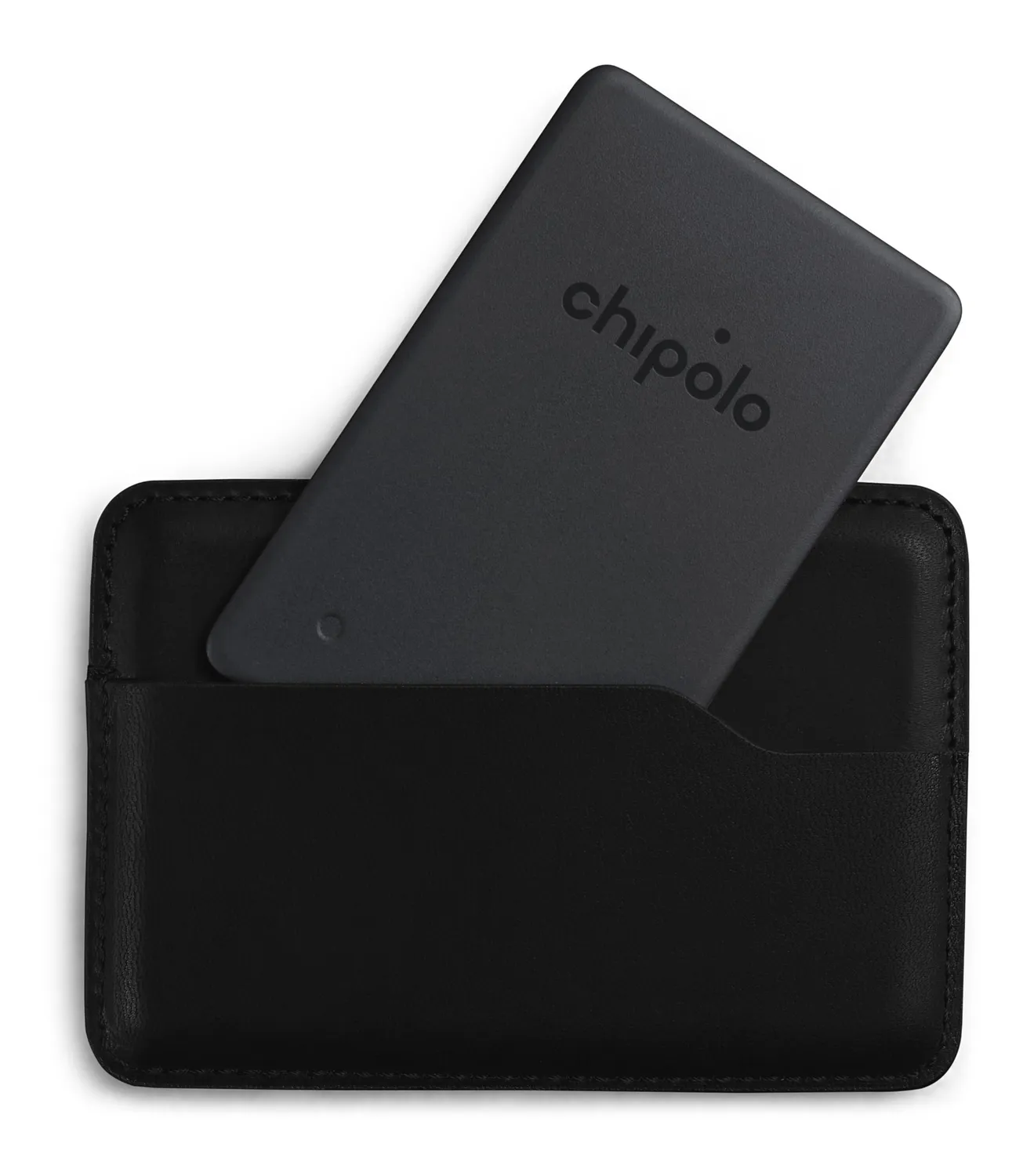 Chipolo CARD Spot traceur portefeuille presque noir, ultra-fin