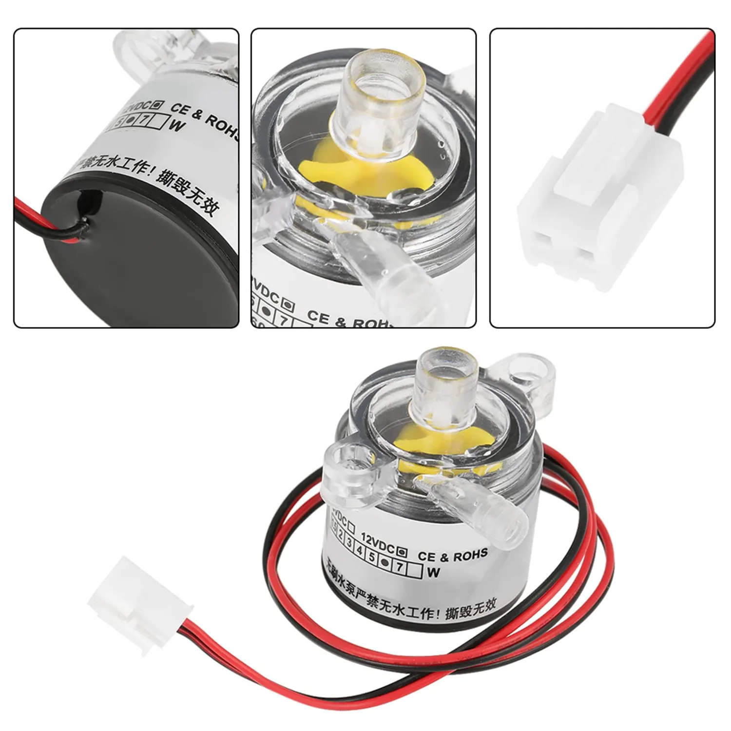 Garosa pompe submersible DC 12 V 2 L/min silencieuse