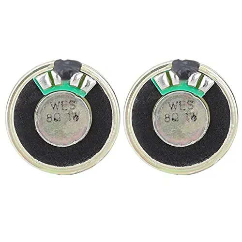 Garosa haut-parleurs 28 mm 8 Ω 1 W lot de 2 avec boîtier métal