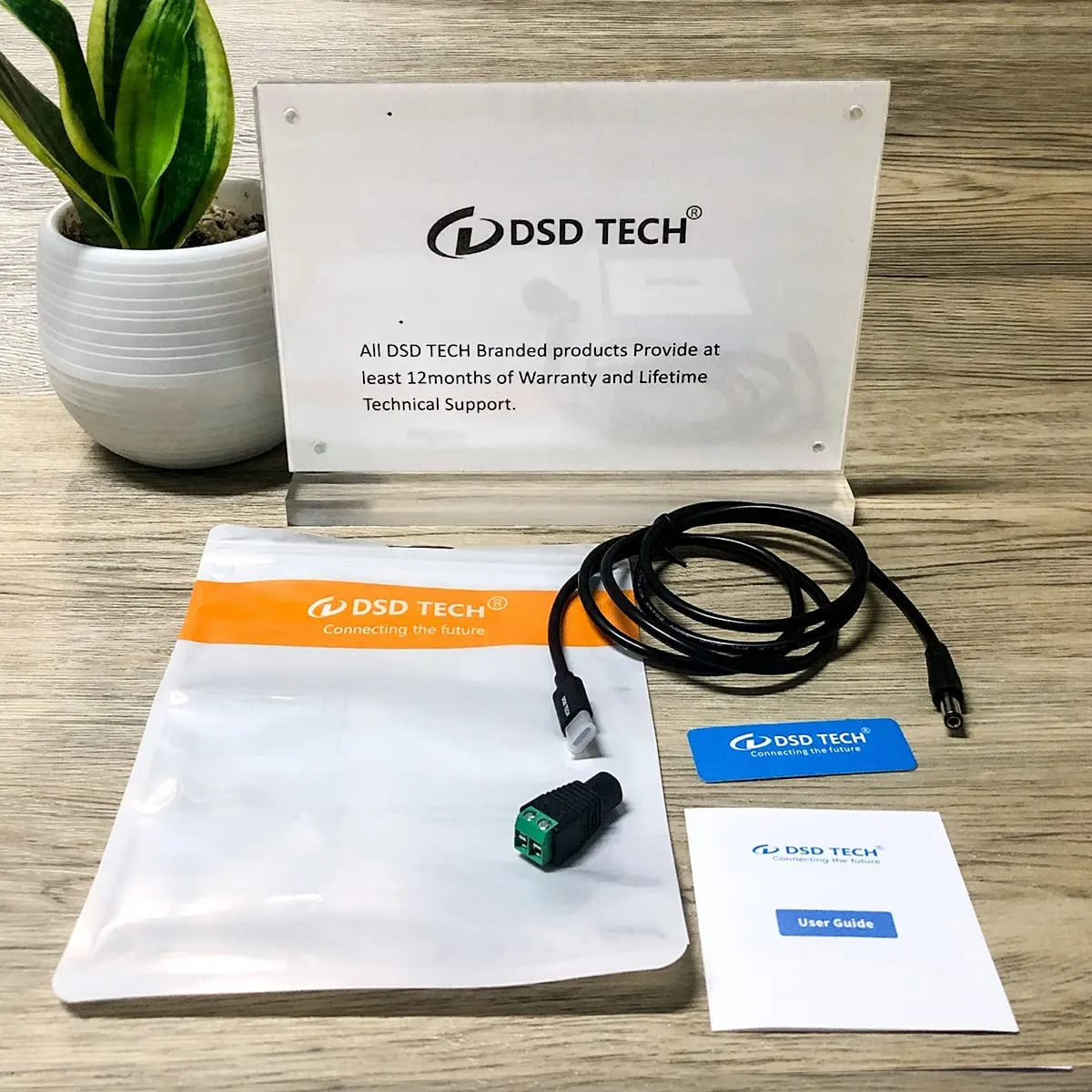 DSD TECH MagicConn SH-CP12B câble USB-C PD vers DC 12 V