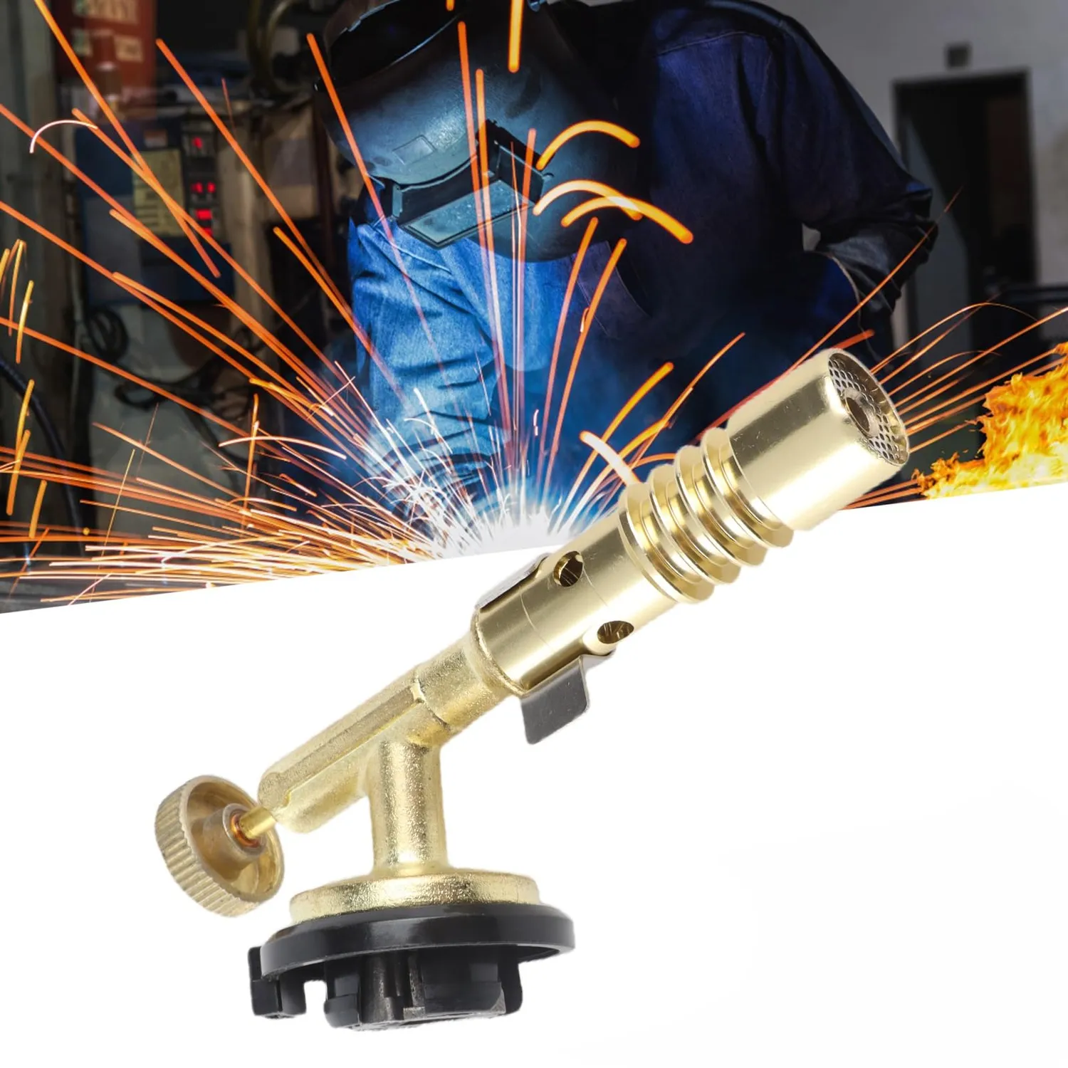 Garosa torche à gaz réglable pour barbecue portable