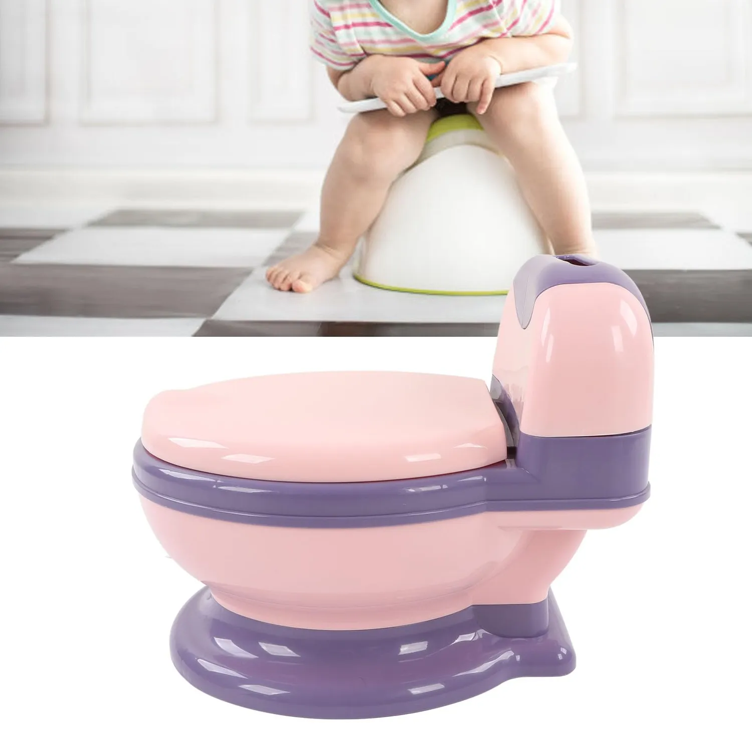 Garosa pot bébé toilette enfant violet rosé démontable