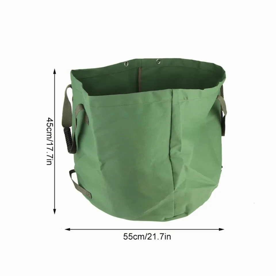 Garosa Sac à déchets de jardin en toile 45 × 55 cm imperméable
