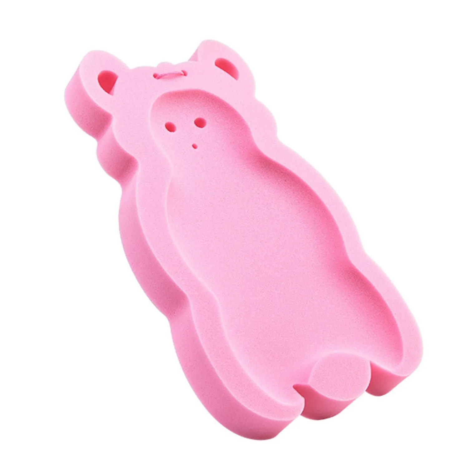 Garosa coussin bain bébé éponge rose ours antidérapant