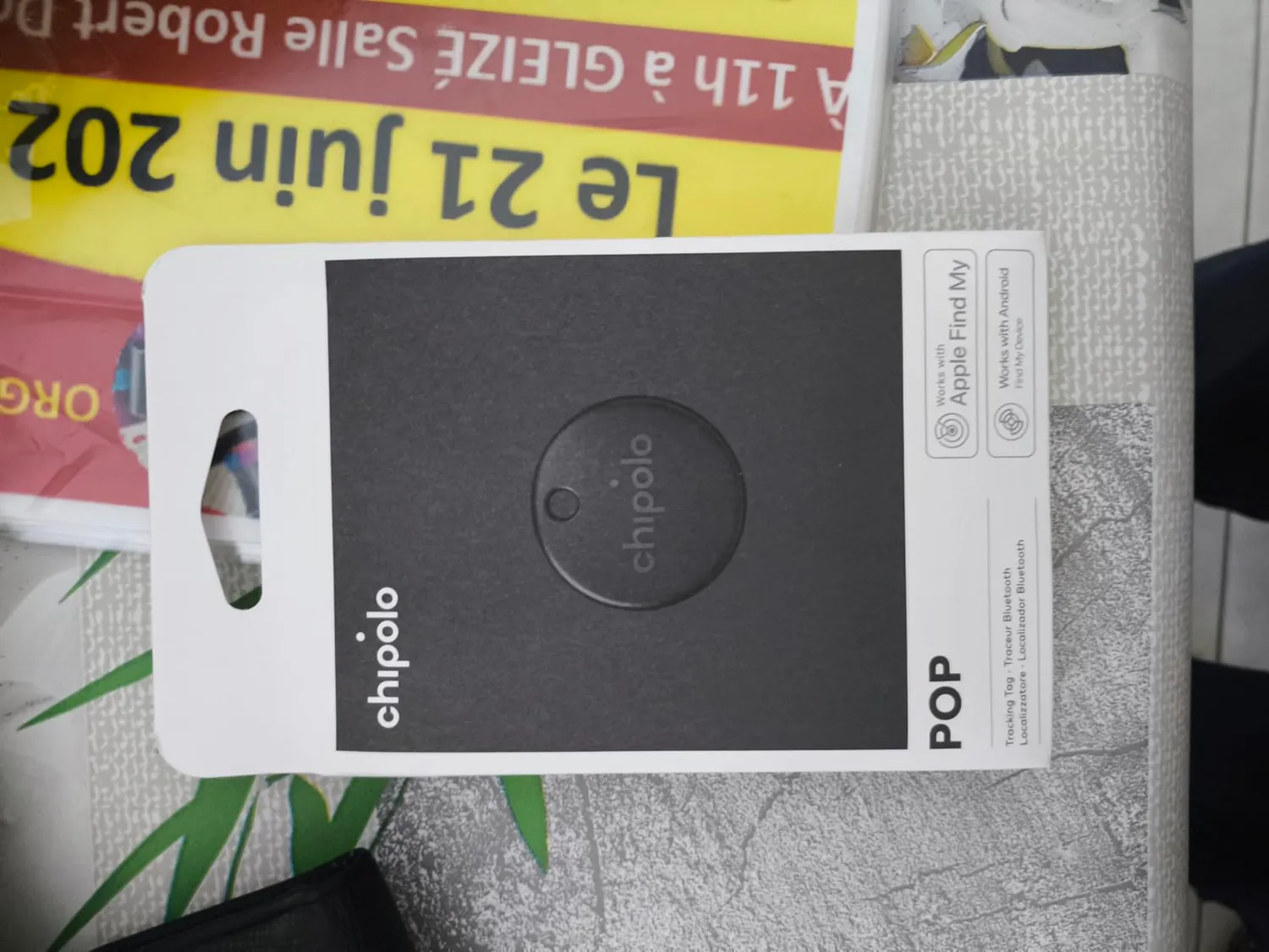 Chipolo Pop tracker Bluetooth blanc IP55