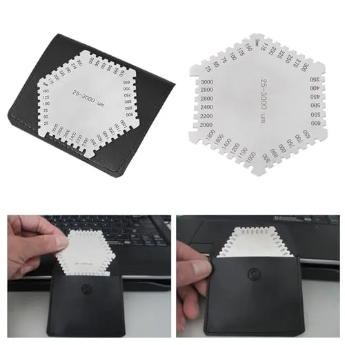 Garosa peignes film humide inox 25-3000µm 5 pièces