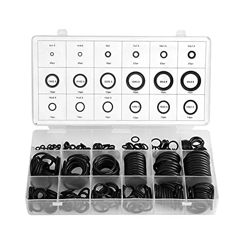 Garosa assortiment de joints toriques noirs, 279 pièces, 18 tailles