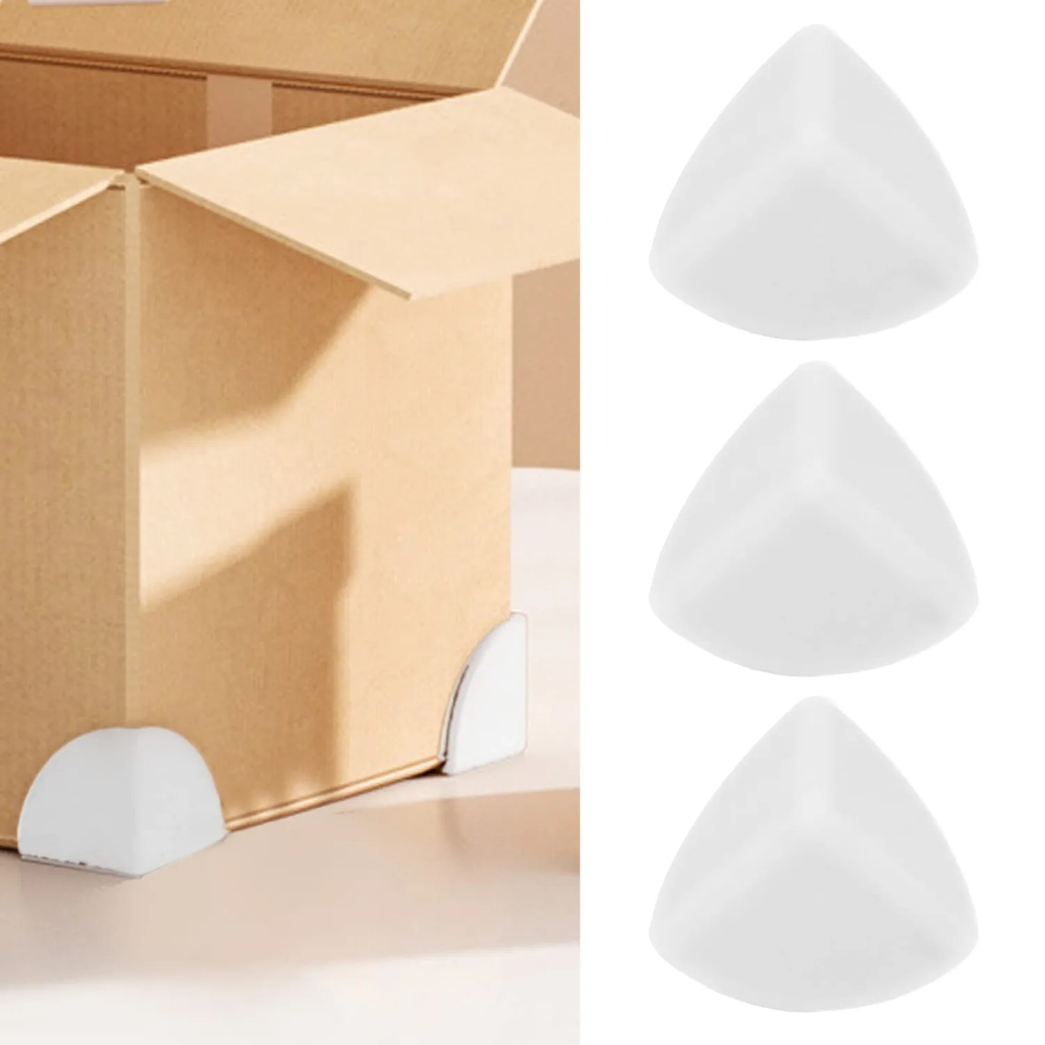 Garosa Protège-angles silicone blanc pur 20 pièces 3 cm
