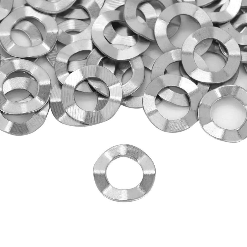 Garosa M8 rondelles ondulées inox 50 pièces anti-desserrage