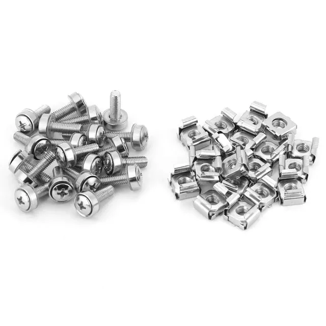 Garosa M5 × 20 écrou cage 20 pièces nickelé