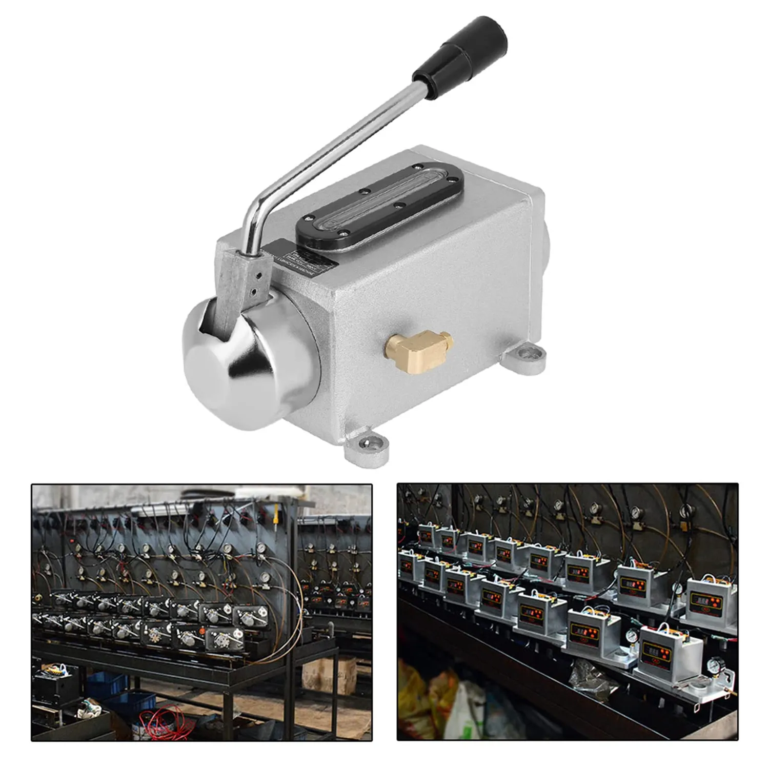 Garosa pompe lubrification manuelle 500 cc métal double