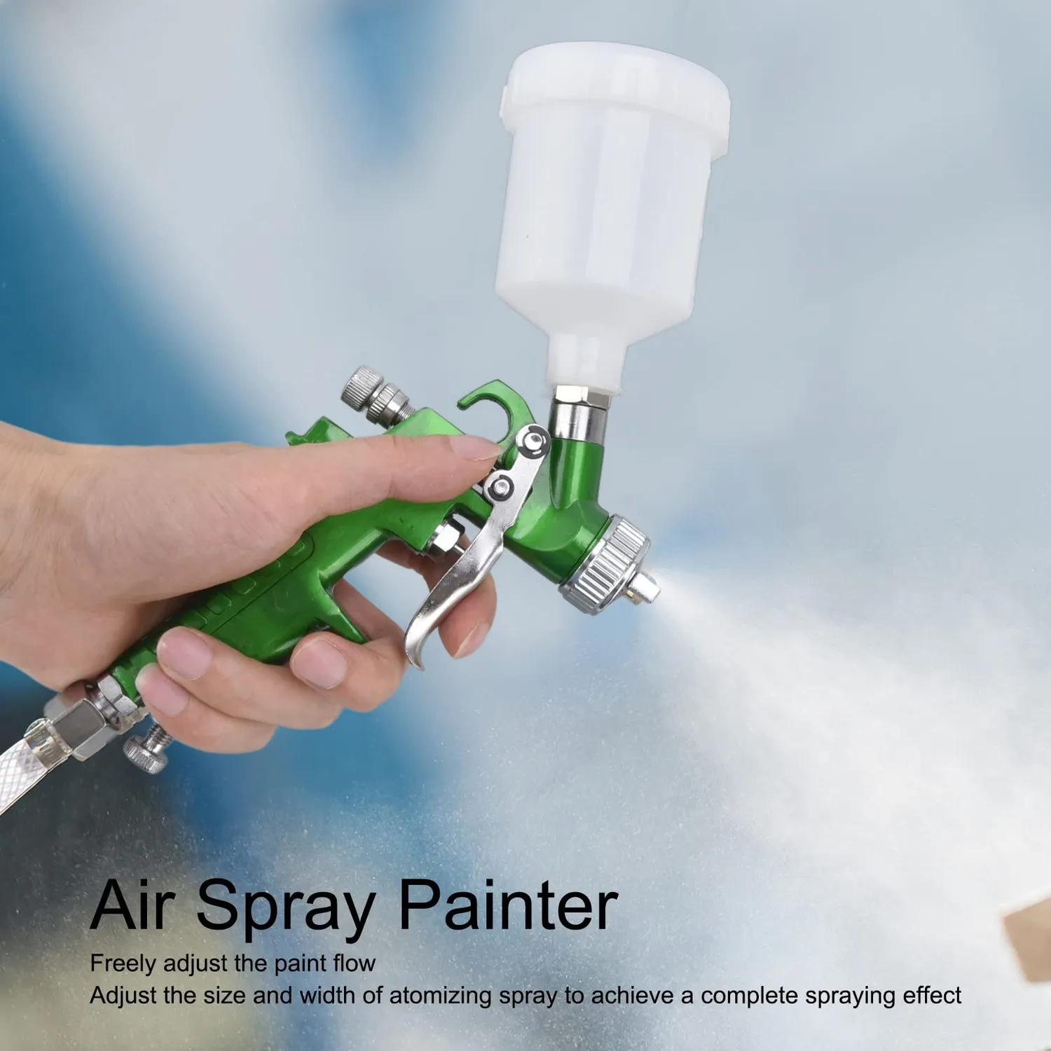Garosa pulvérisateur peinture LVLP 100ml buse 1,0mm gravité