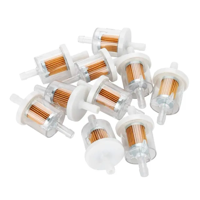 Garosa filtre à carburant en ligne 1/4 po 10 pièces plastique