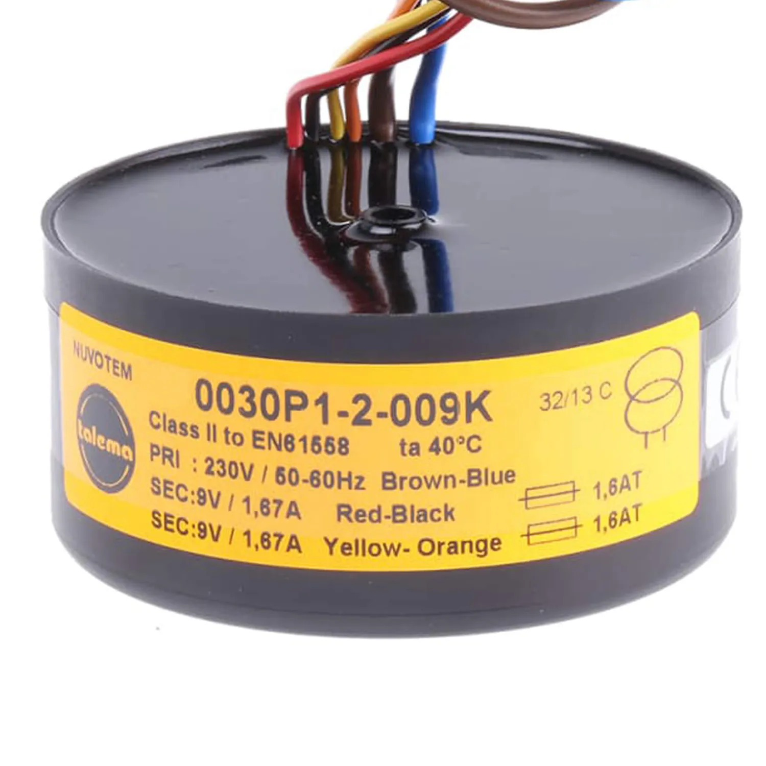 Talema Encapsulated transformateur torique encapsulé 15–500 VA