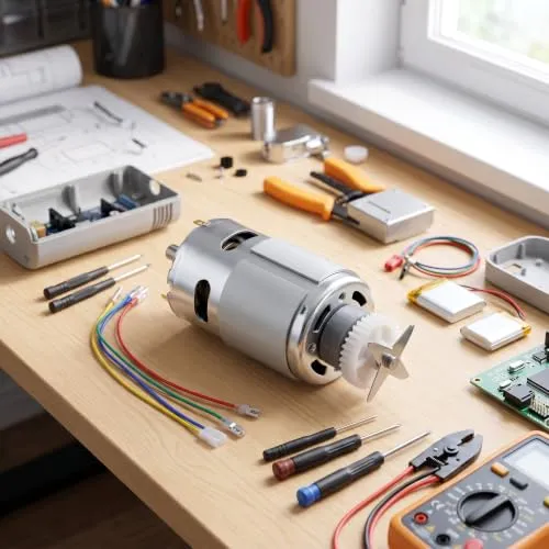 Garosa moteur électrique CC 12 V 100 W 12 000 tr/min, arbre 5 mm