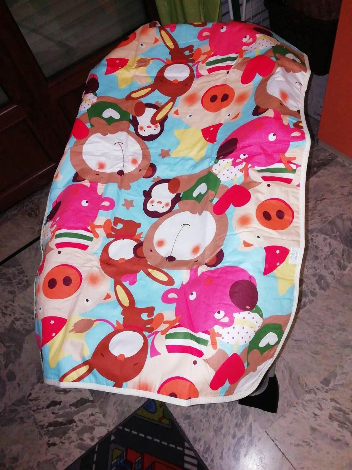 Garosa protège-matelas bébé imperméable motif cheva