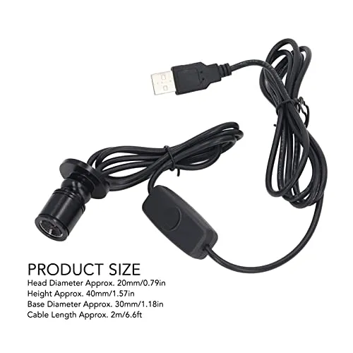 Garosa mini spot LED vitrine USB 5 V 3000 K blanc chaud