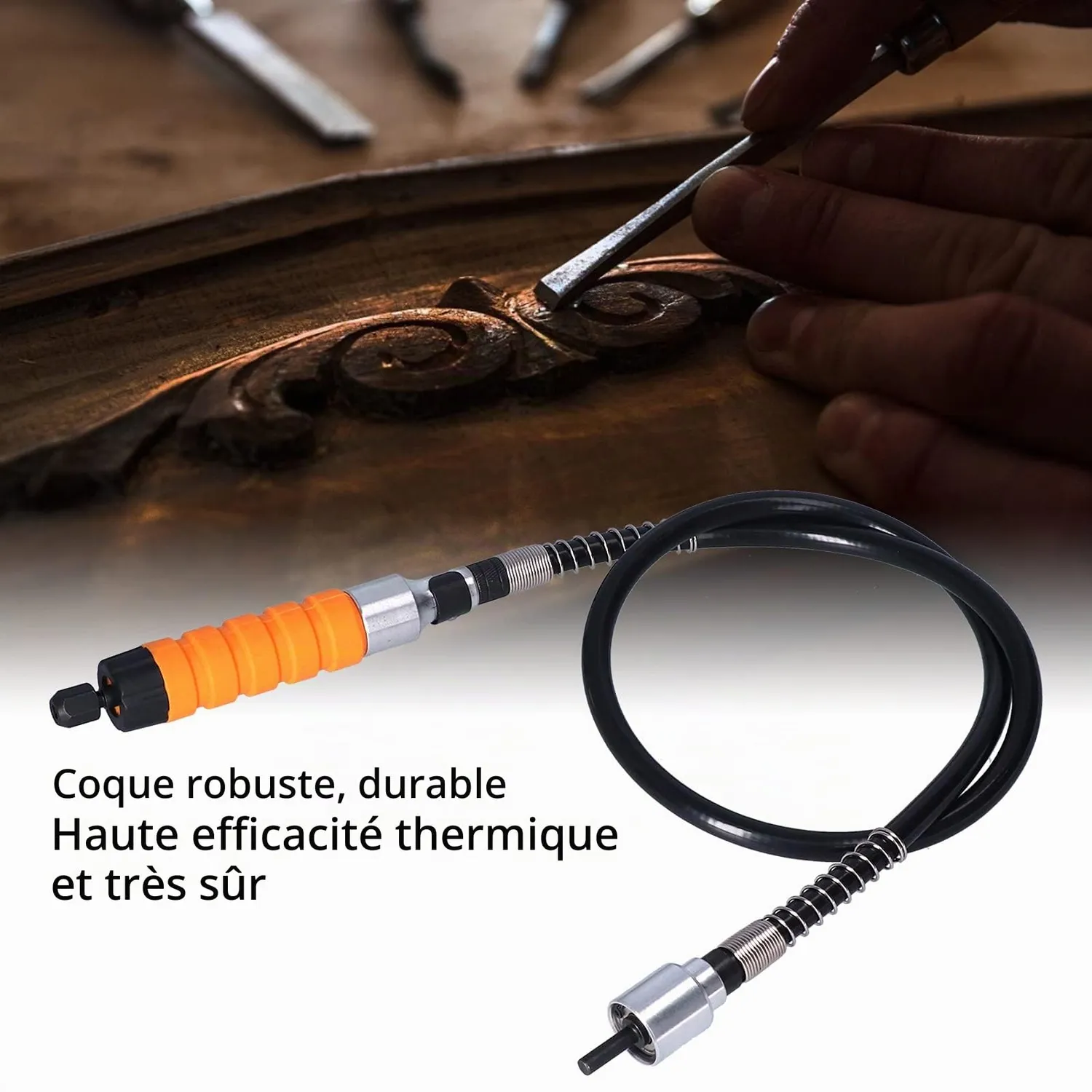 Garosa ciseau électrique gravure bois kit 5 lames