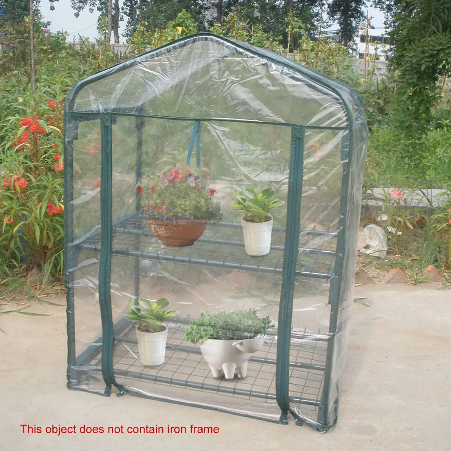 Garosa serre de jardin 69 × 49 × 92 cm PVC transparente