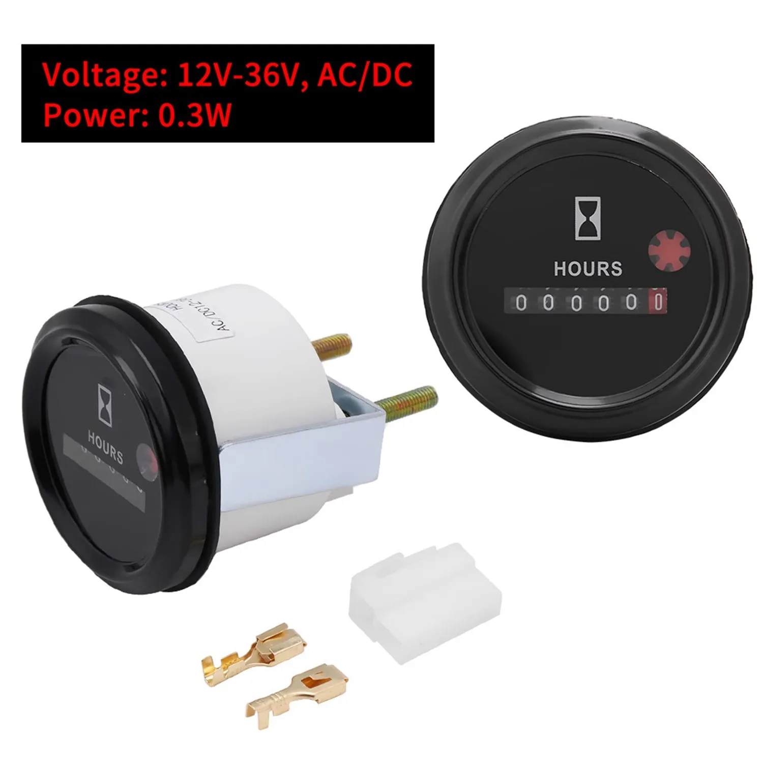 Garosa compteur horaire quartz AC/DC 12–36 V à 6 chiffres