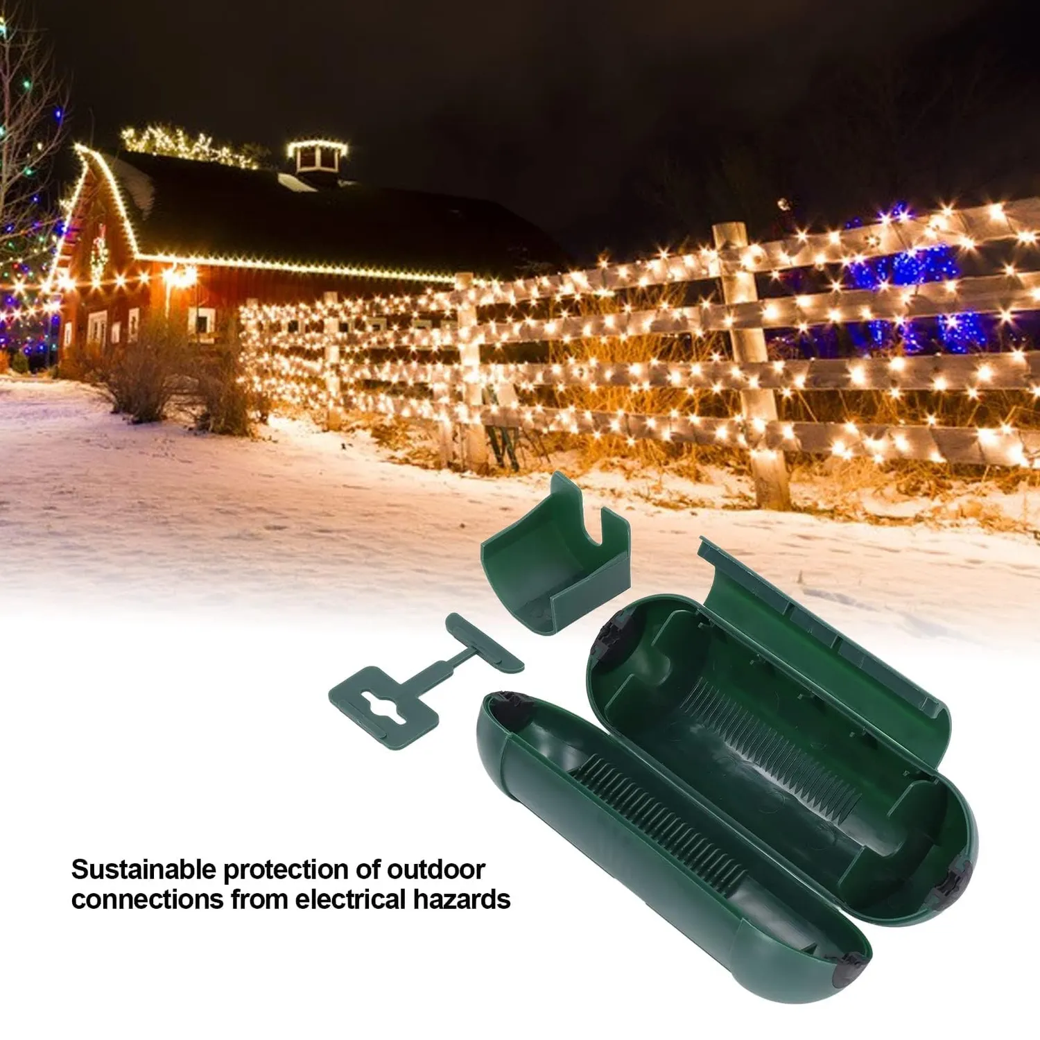 Garosa housse de protection pour rallonge extérieure #1, étanche AWG14/AWG16