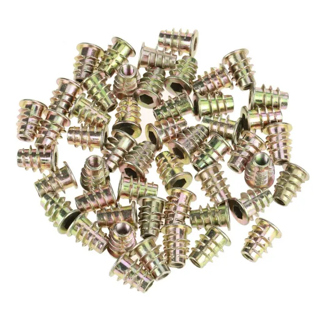 Garosa écrous à visser M5 x 13 mm pour bois, lot de 50 en zinc