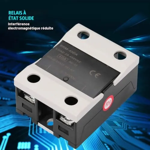 Garosa BRM-40DA Relais statique 40 A 3–32 V CC / 24–480 V CA