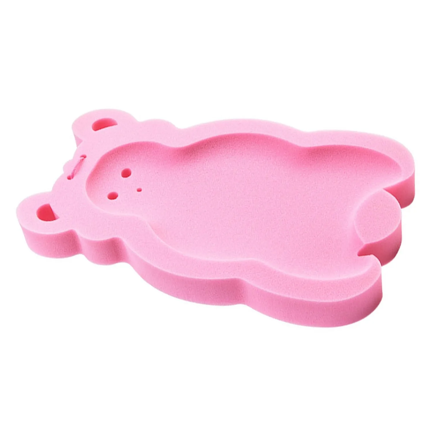 Garosa coussin bain bébé éponge rose ours antidérapant