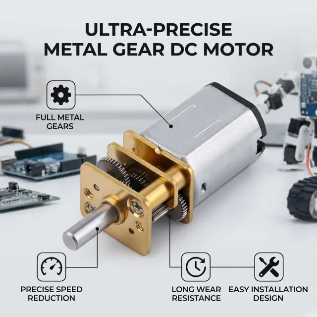 Garosa N20 motoréducteur 12 V 30 tr/min