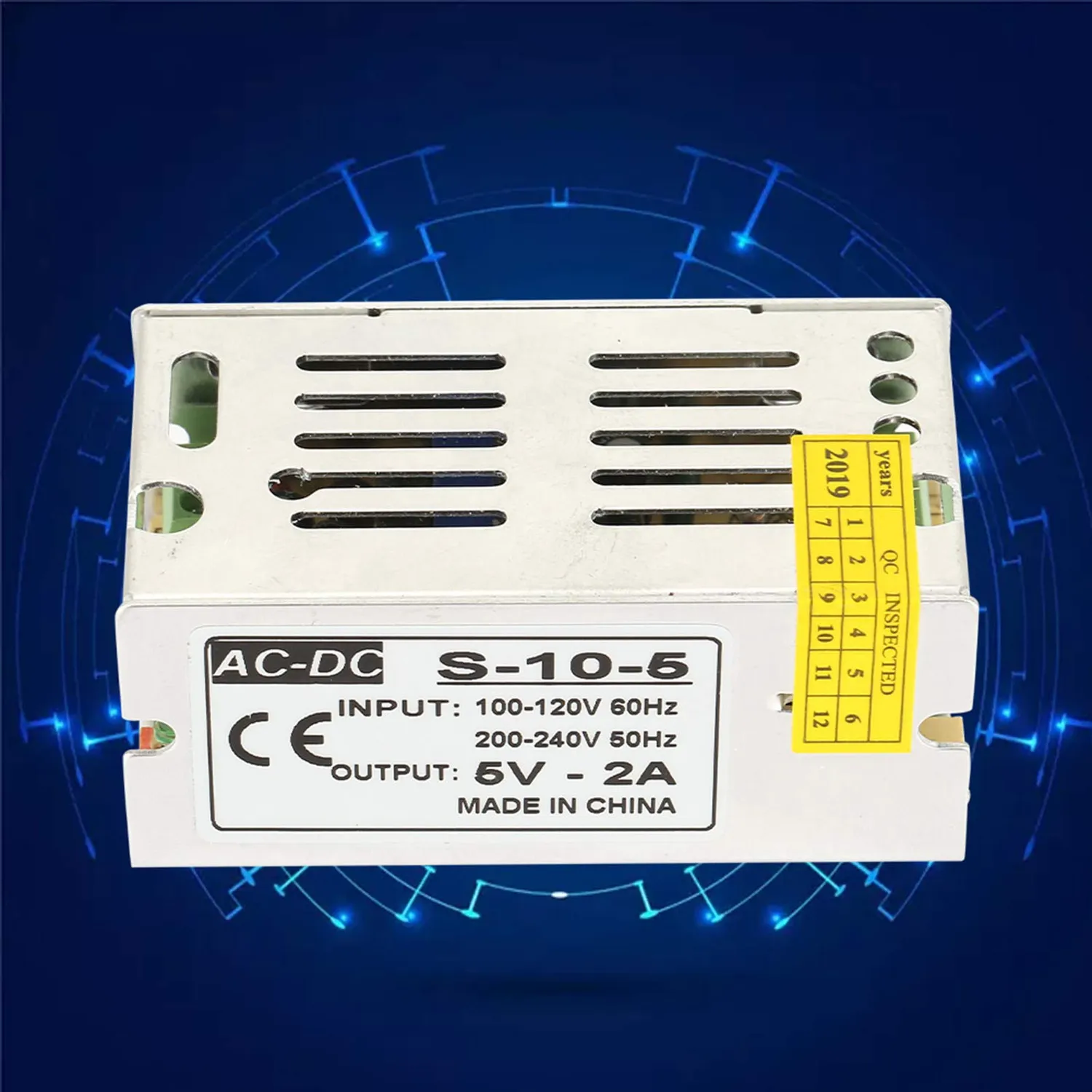 Garosa alimentation DC 5V 2A adaptateur LED USB