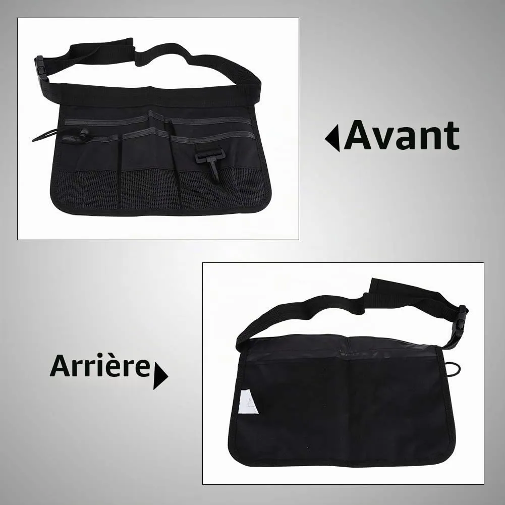 Garosa ceinture outils jardinage 6 poches noir 34 cm