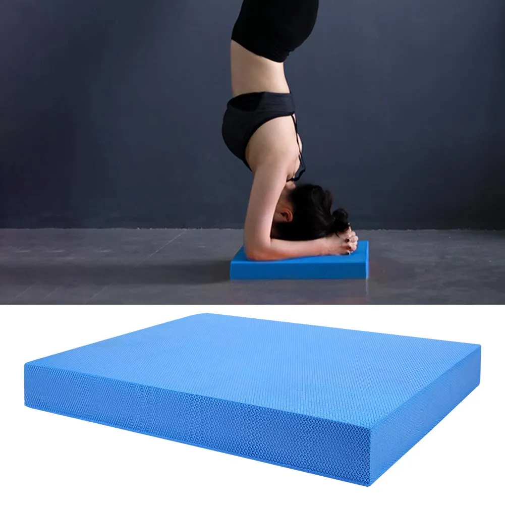 Garosa coussin yoga fitness TPE taille S bleu