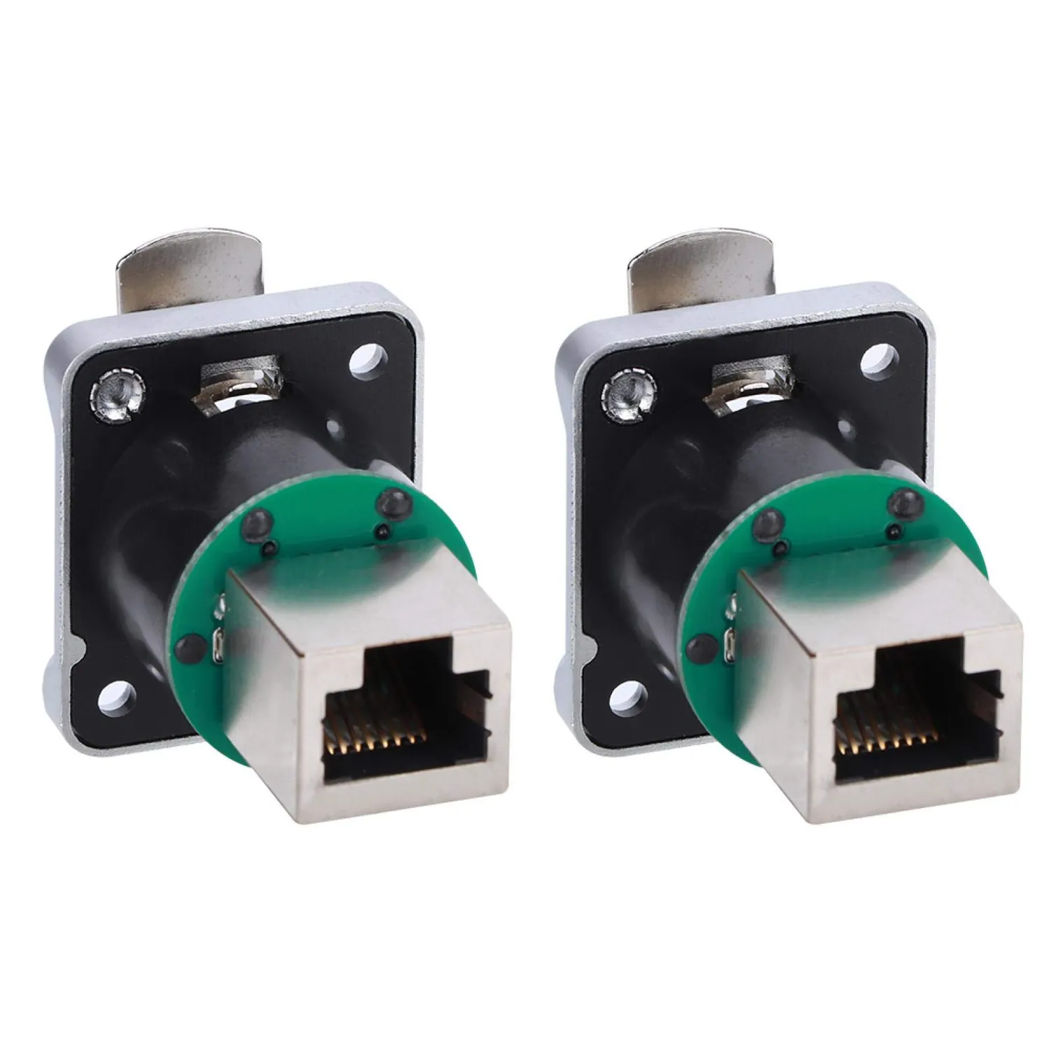 Garosa connecteur RJ45 2 ports droit ignifuge 8 pôles