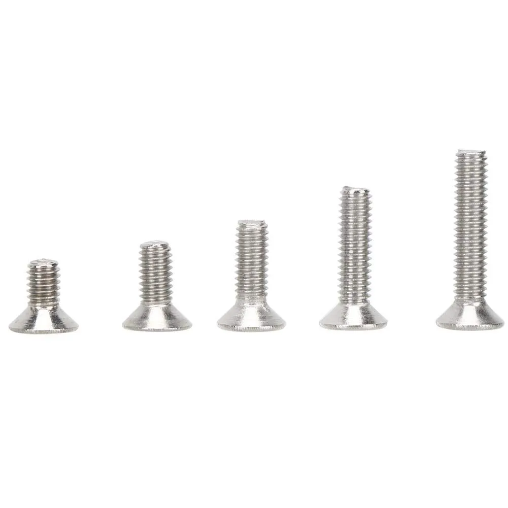 Garosa assortiment de vis à six pans creux M4 M5 M6 260 pièces inox A2-70