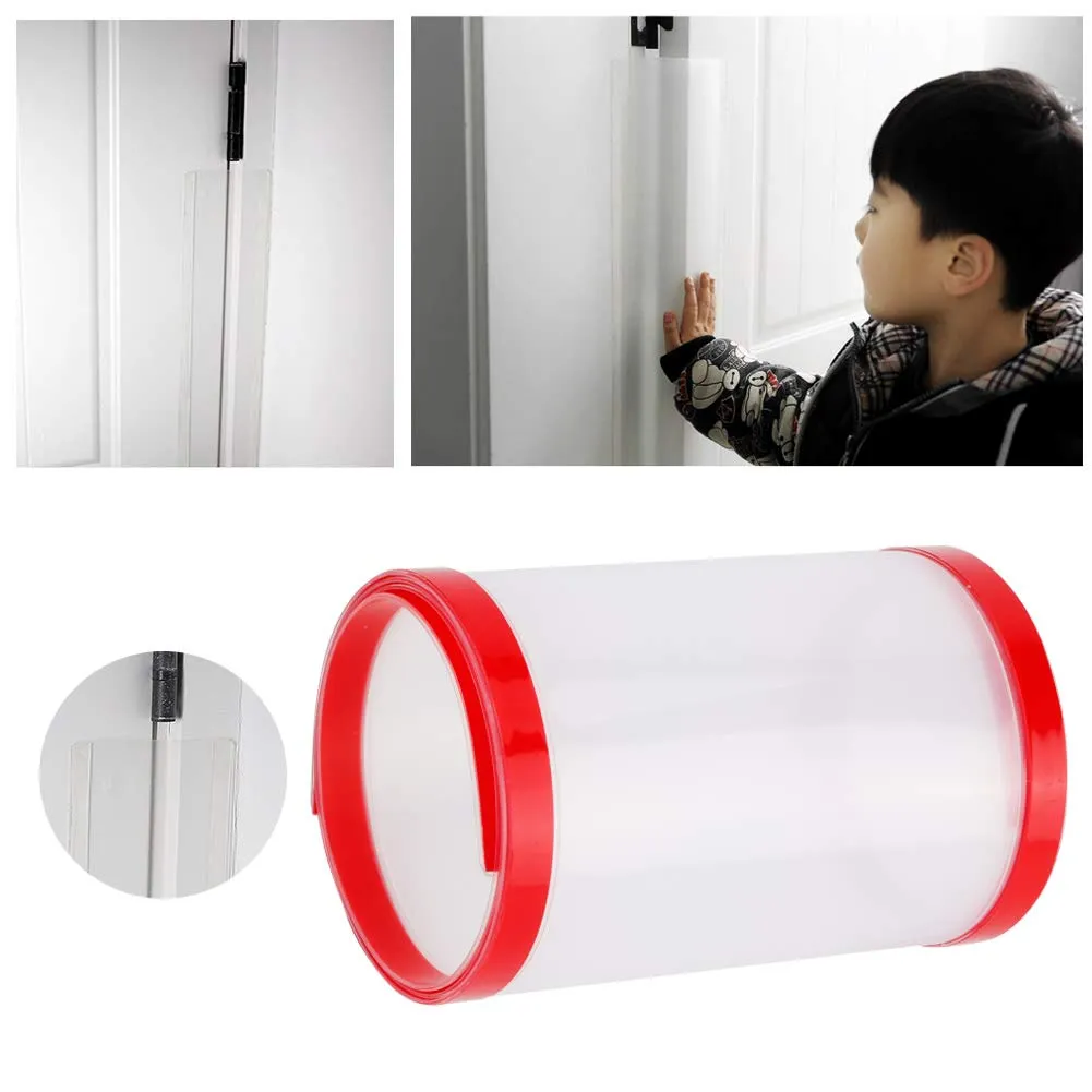 Garosa protection anti-pincement de porte 160 × 17 cm transparente