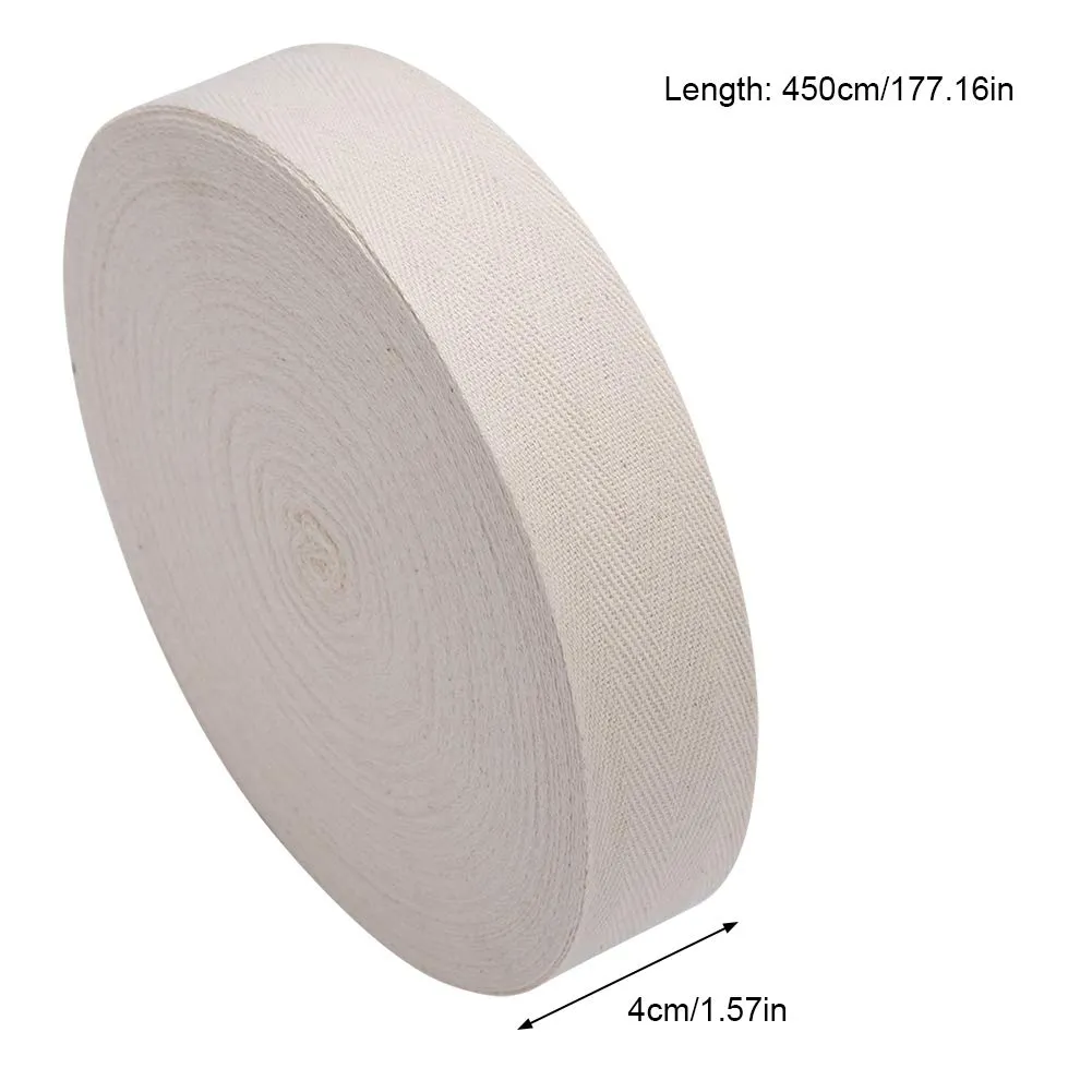 Garosa ruban de façonnage bonsaï 4 cm blanc en coton