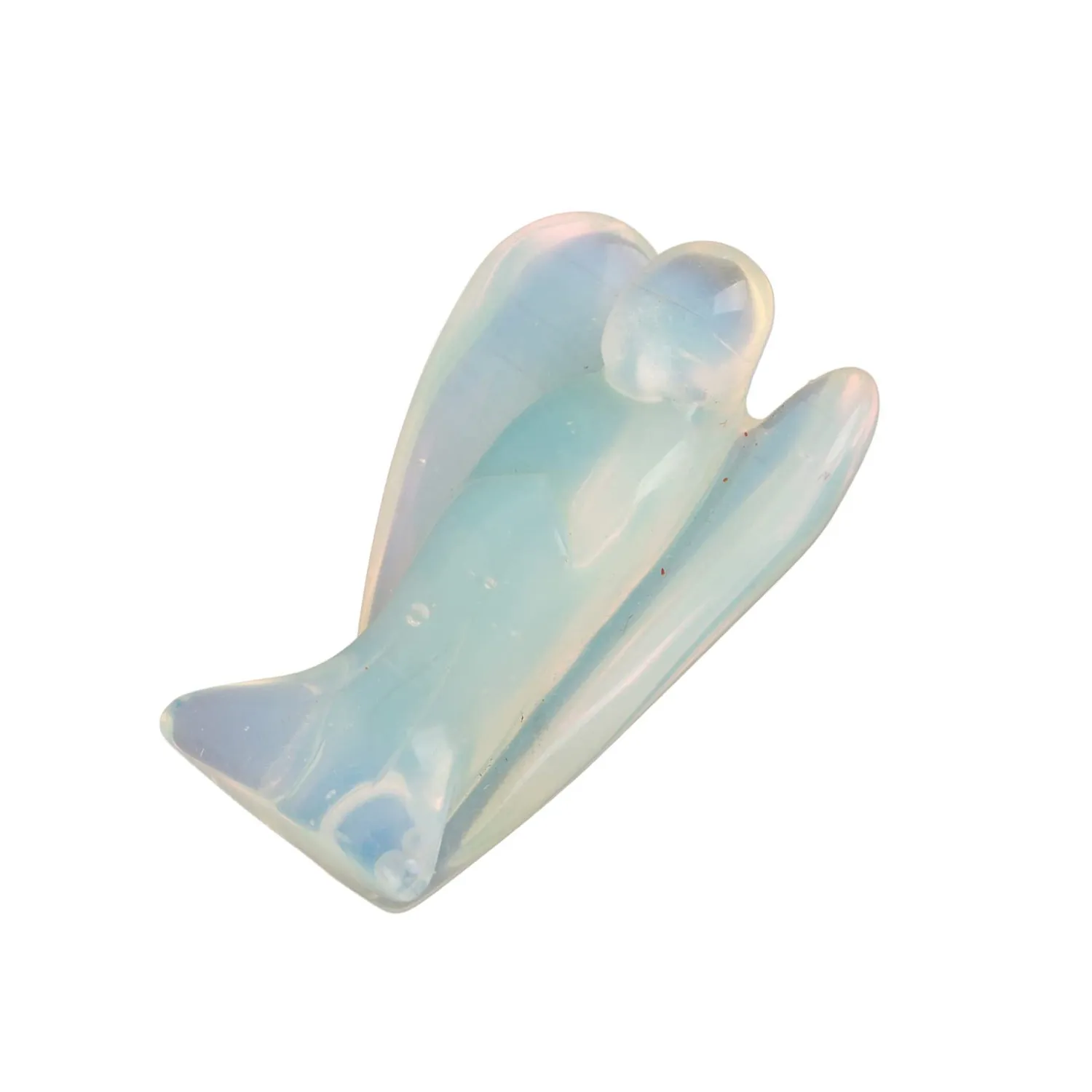 Garosa figurine ange en pierre opale 5 cm