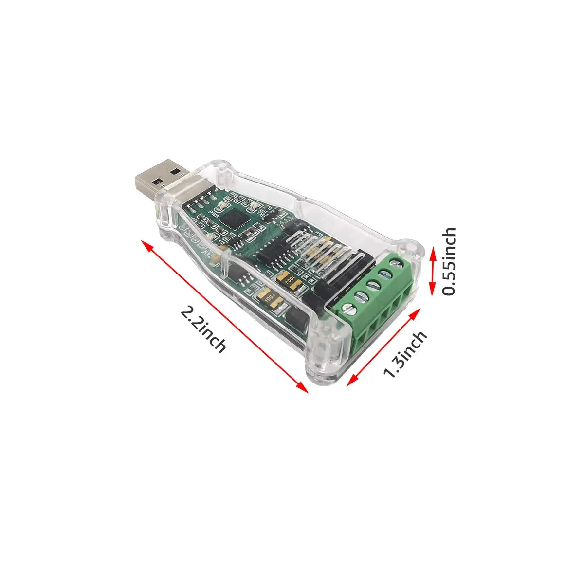 DSD TECH SH-U10C adaptateur USB RS485 RS422, bornier 5 broches