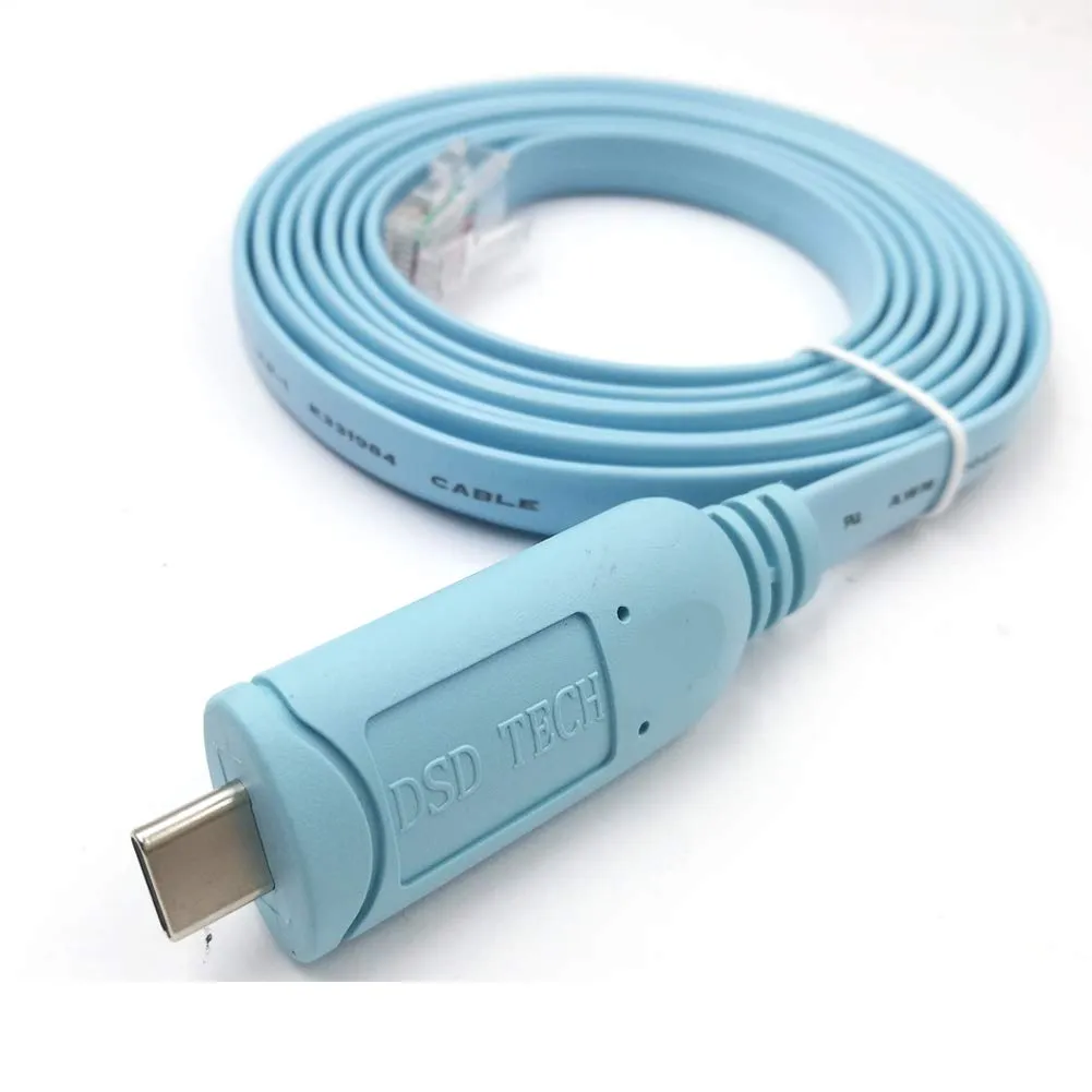 DSD TECH SH-RJ45B câble console USB-C vers RJ45 1,8 m FTDI