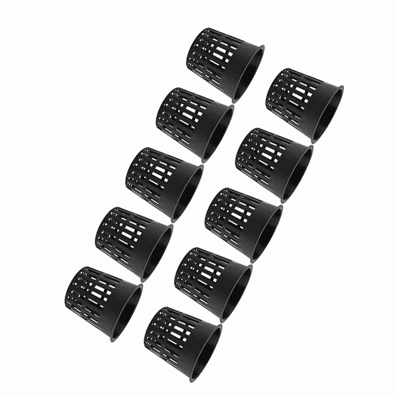 Garosa paniers hydroponiques 10 pièces noirs 10,8 cm réutilisables