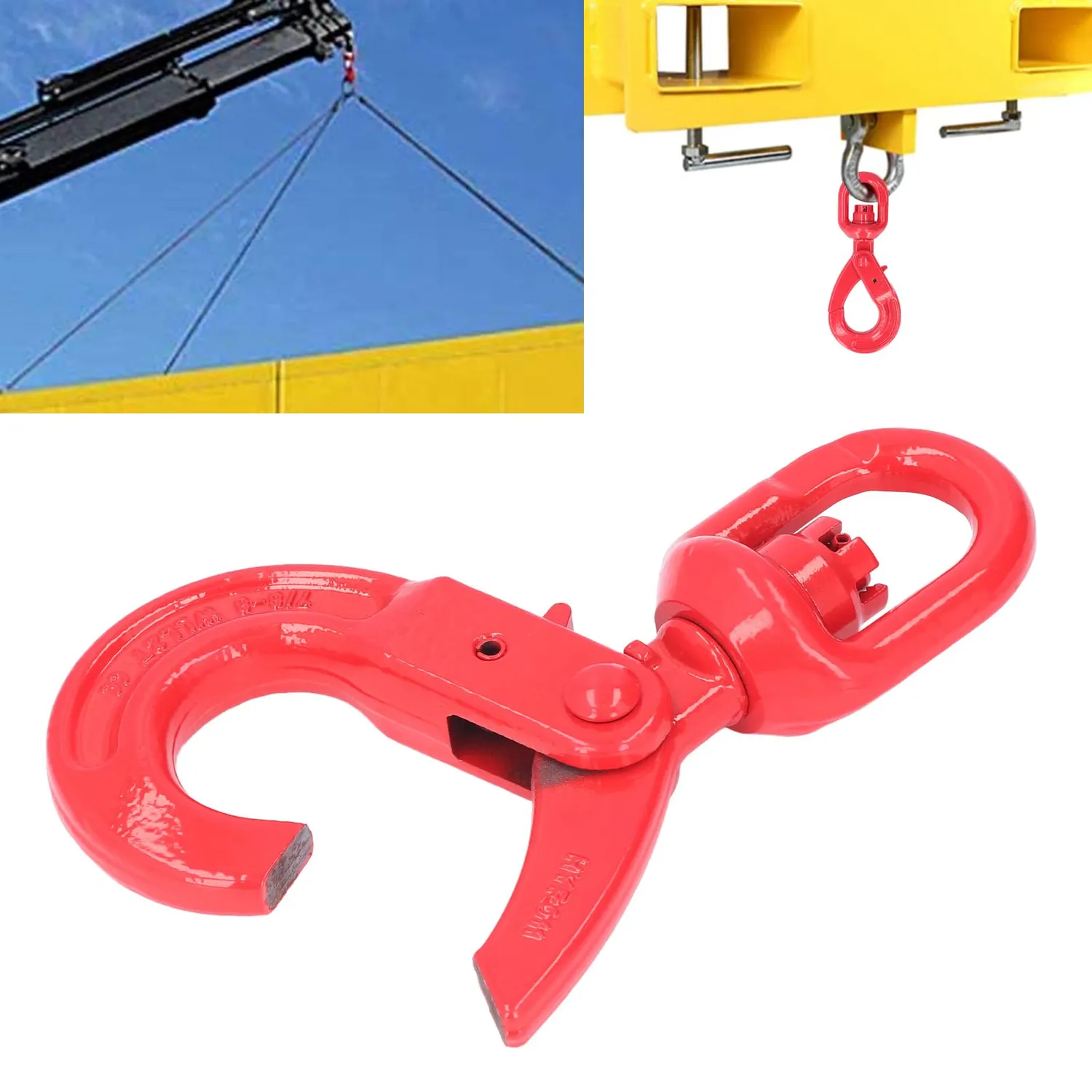 Garosa crochet de grue 1,12 T 18 cm acier forgé G80