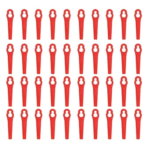 Garosa lames plastique coupe-herbe 84 mm lot de 40 sûres