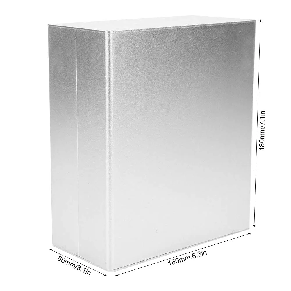 Garosa boîtier aluminium Econobox fendu 80x160x180mm
