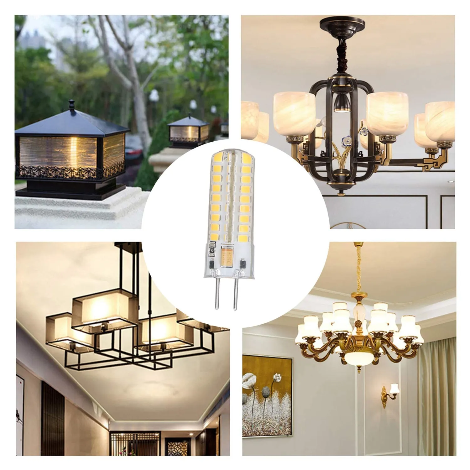 Garosa GY6.35 ampoule LED 7 W lumière chaude, lot de 6