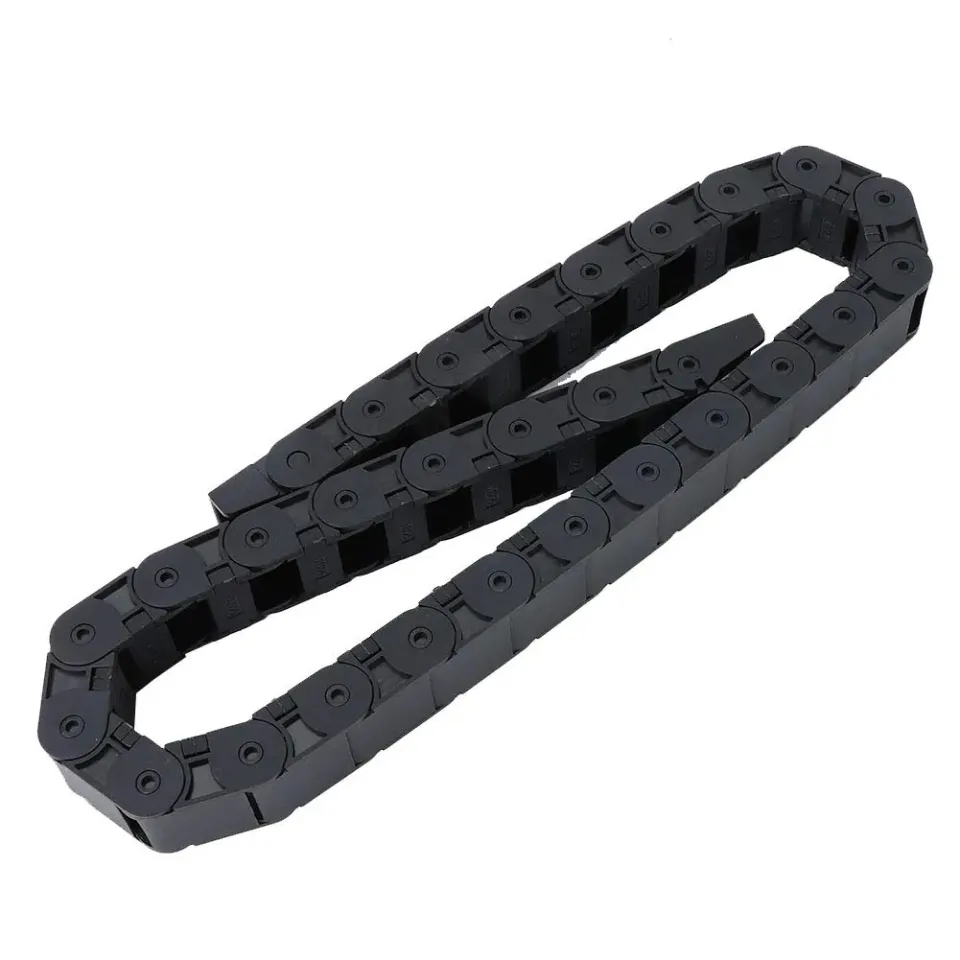 Garosa R38 chaîne porte-câble nylon noir 18x25mm 1m